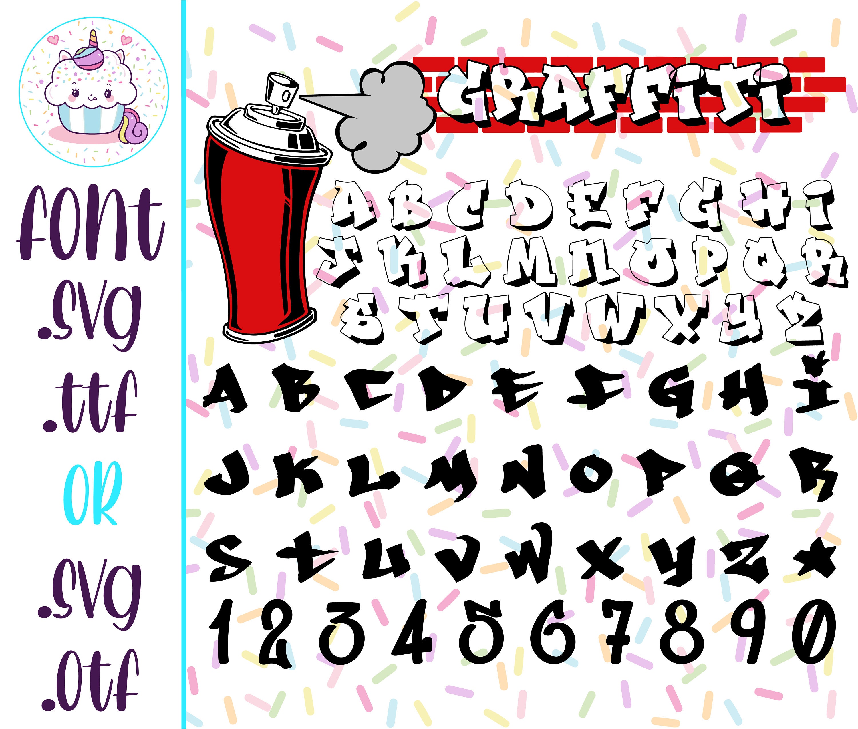 GRAFFITI FONT SVG Alphabet For Cricut Silhouette Instant Etsy graffiti-font-svg-alphabet-for-cricut-silhouette-instant-etsy