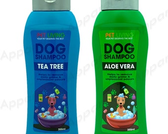 355 ml Dog Shampoo TEA TREE Shampoo ALOEVERA Dog Wash Groom Professional Shampoo