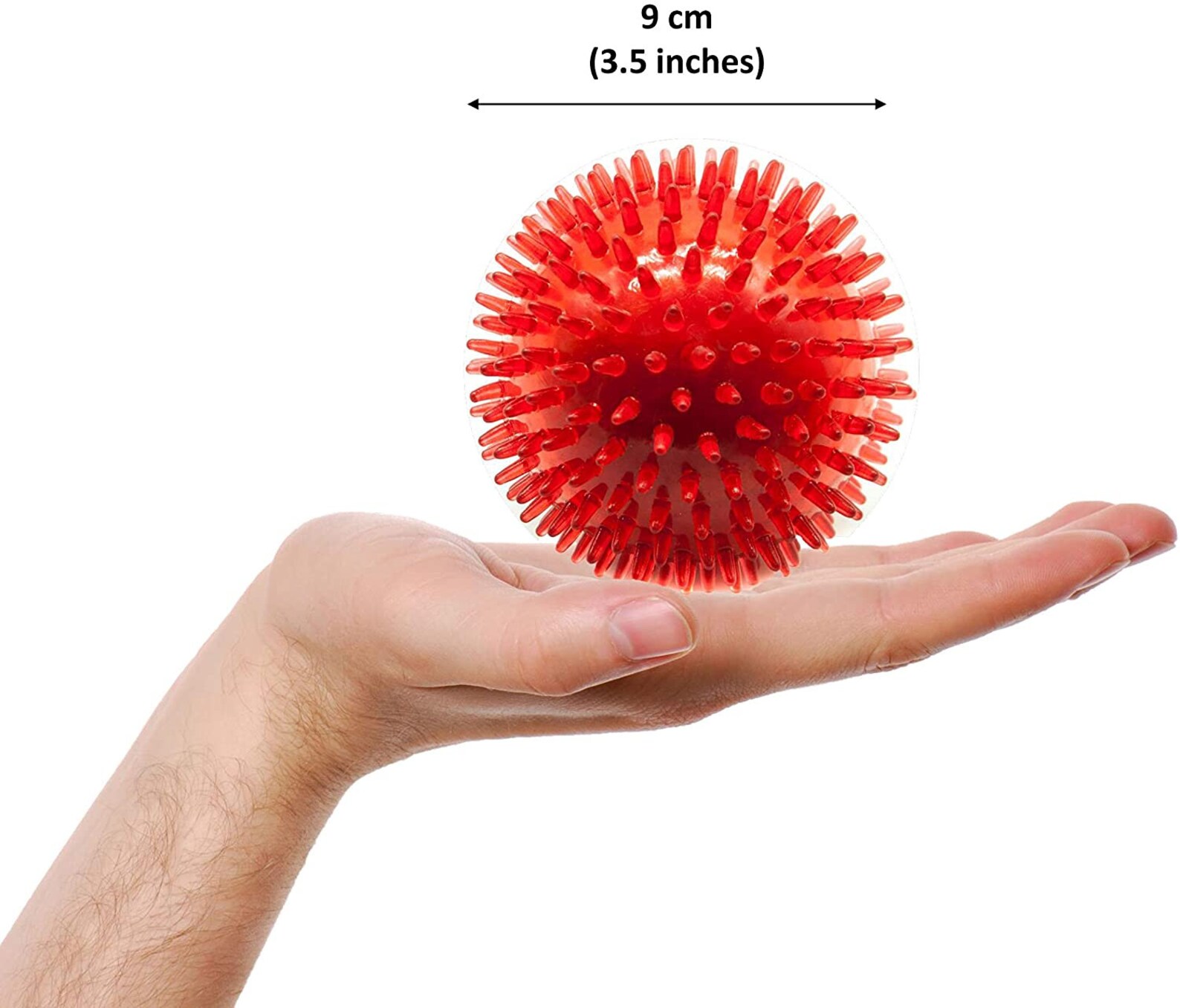 3 X Spike Double Dog Balls TENNIS BALL INSIDE Teething Spiky Etsy