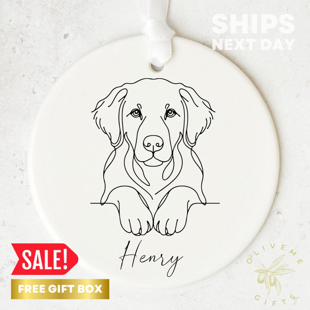 Personalized Pet Photo Ornament, Custom Dog Cat Christmas Gift - Etsy