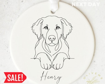 Personalized Pet Photo Ornament, Custom Dog Cat Christmas Gift