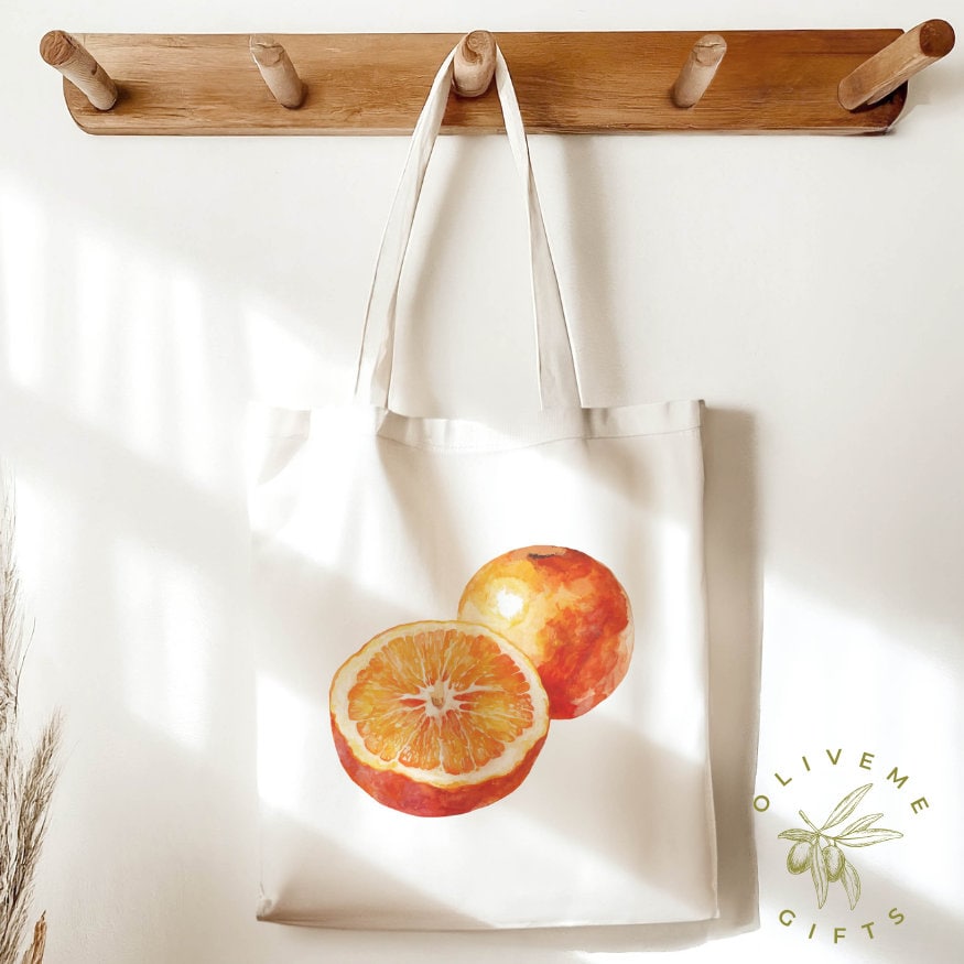 ★TOUT Y EST★ 2pm orange NR1FKS006OR Cute Orange Tote Bag - Unique Gift for Birthdays and