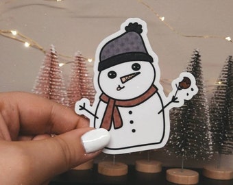 Meatball Snowman • Sticker