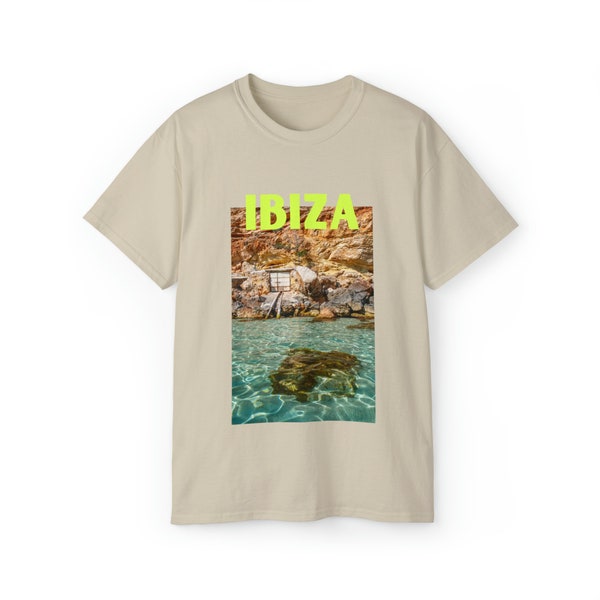 Ibiza Short Sleeve Tshirt, Ultra Cotton Tee, Unisex T-shirt, Travel Spain, Streetwear