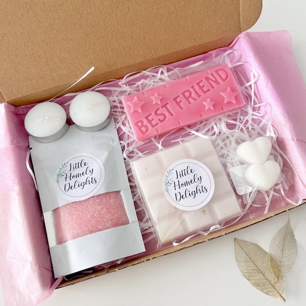 Best Friend Gift Box, Friendship Present, BFFL, Bestie Gift Box, Wax Melt Gift Set, Letterbox Gift, Handmade Fragranced Wax Melts, Sizzlers