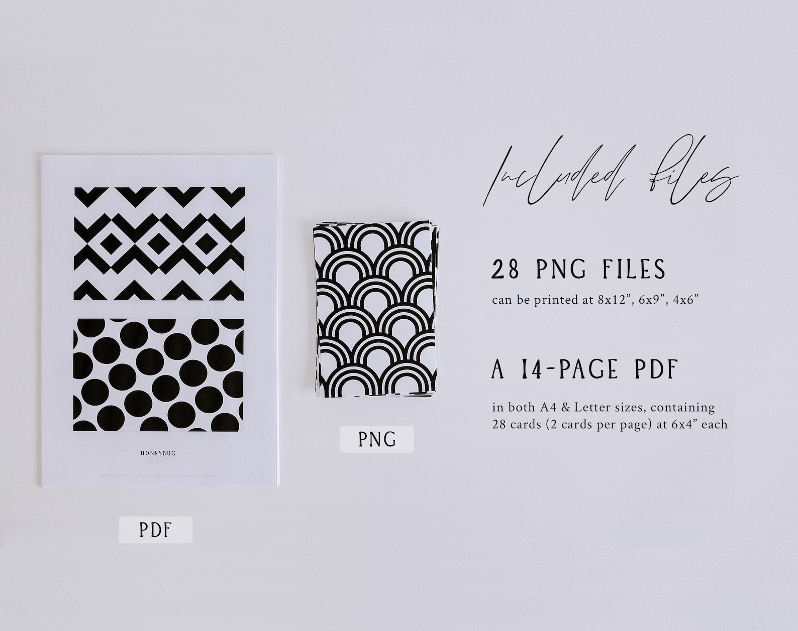 28 Printable Black &amp; White Baby Cards , High-contrast Flash Cards ...