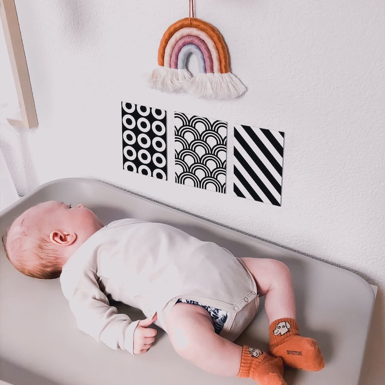 28 Printable Black &amp; White Baby Cards , High-contrast Flash Cards ...