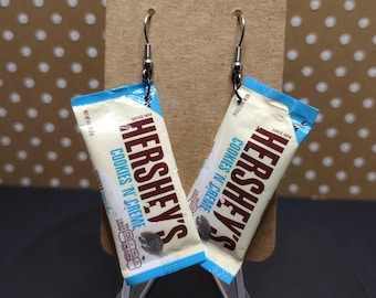 Hershey's Cookies & Cream Earrings | Airheads Cherry | Warhead Super Sour Drop Necklace | Icee Slushie Keychain | Candy Inspired Jewelry