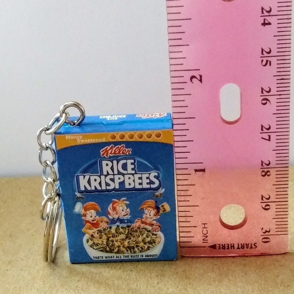 Rice Krispbees Wacky Packages Minis Keychain Etsy