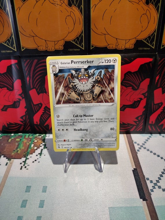 3D Pokemon Card- Perrserker - Etsy 3D Pokemon Card- Perrserker - Etsy