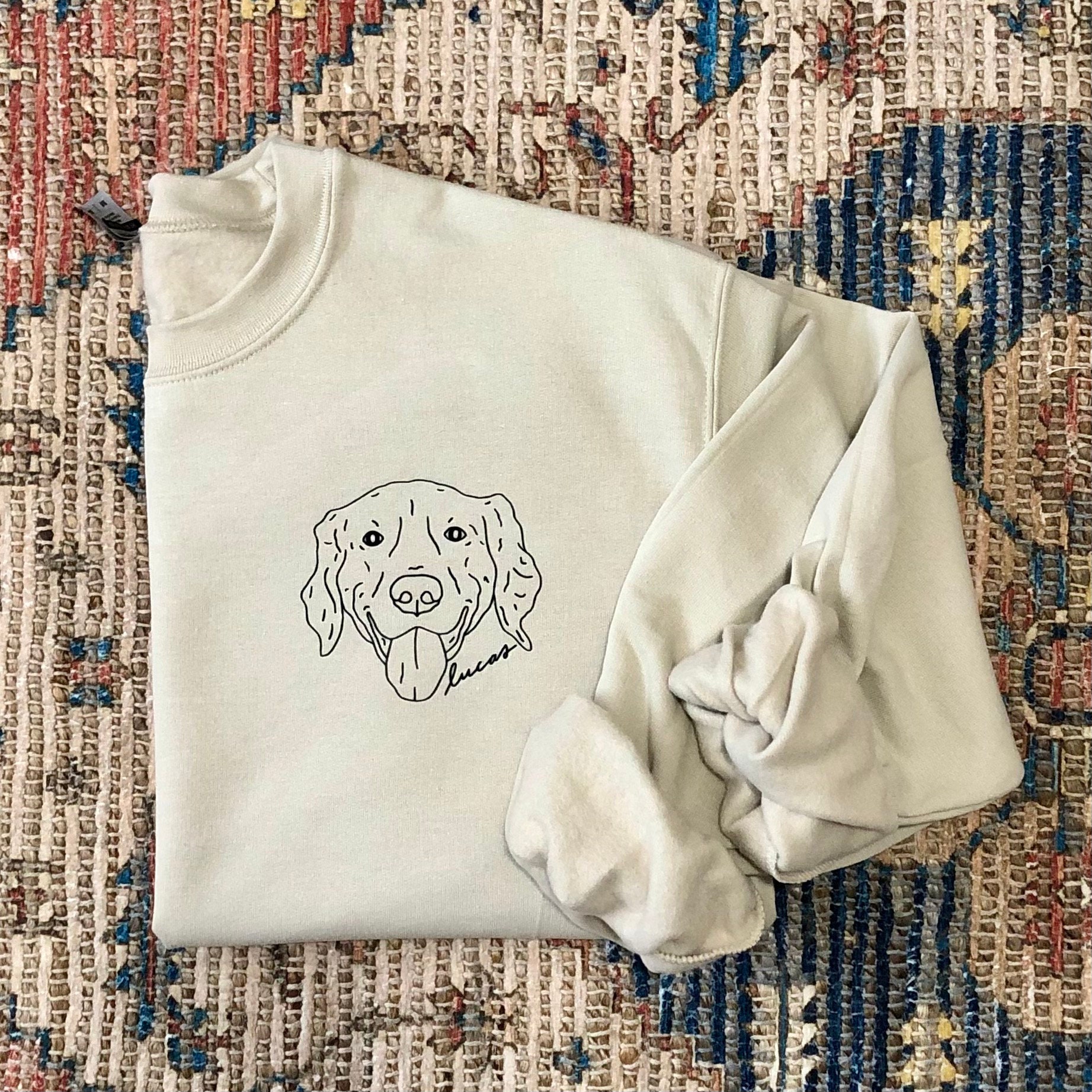 Custom Pet Sketch Sweatshirt