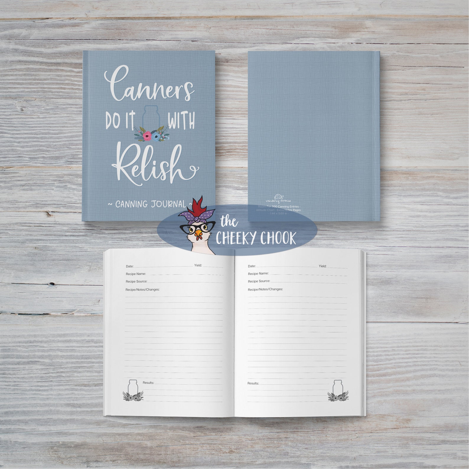 Canning Journal Keep Track of Canning Recipes and Adjustments Etsy