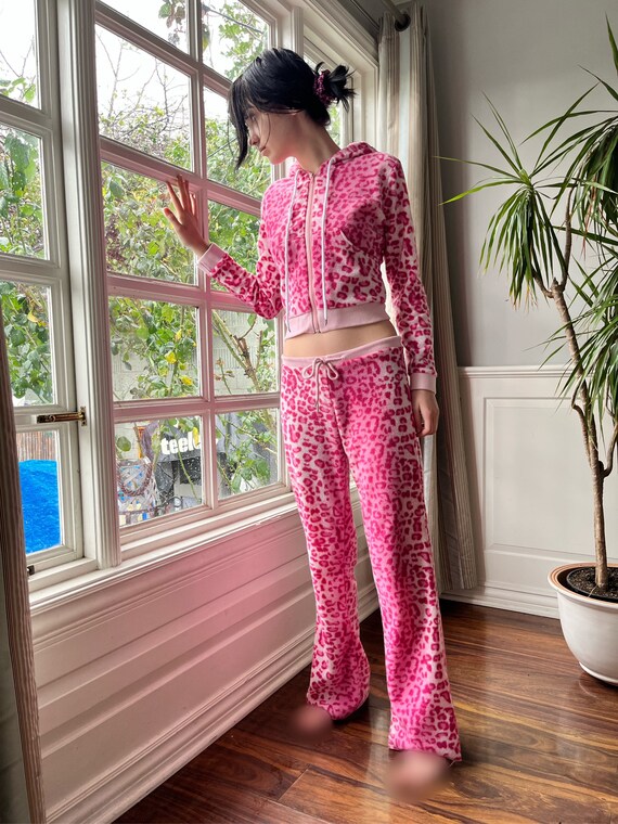 Pink leopard print hoodie sale
