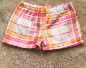 Pantalones cortos de pijama de forro polar suave.