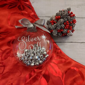 Silver Bells Christmas Ornament | Etsy