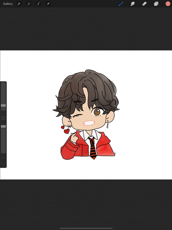 Btss Taehyung V Fanmade Drawing - Etsy Btss Taehyung V Fanmade Drawing - Etsy