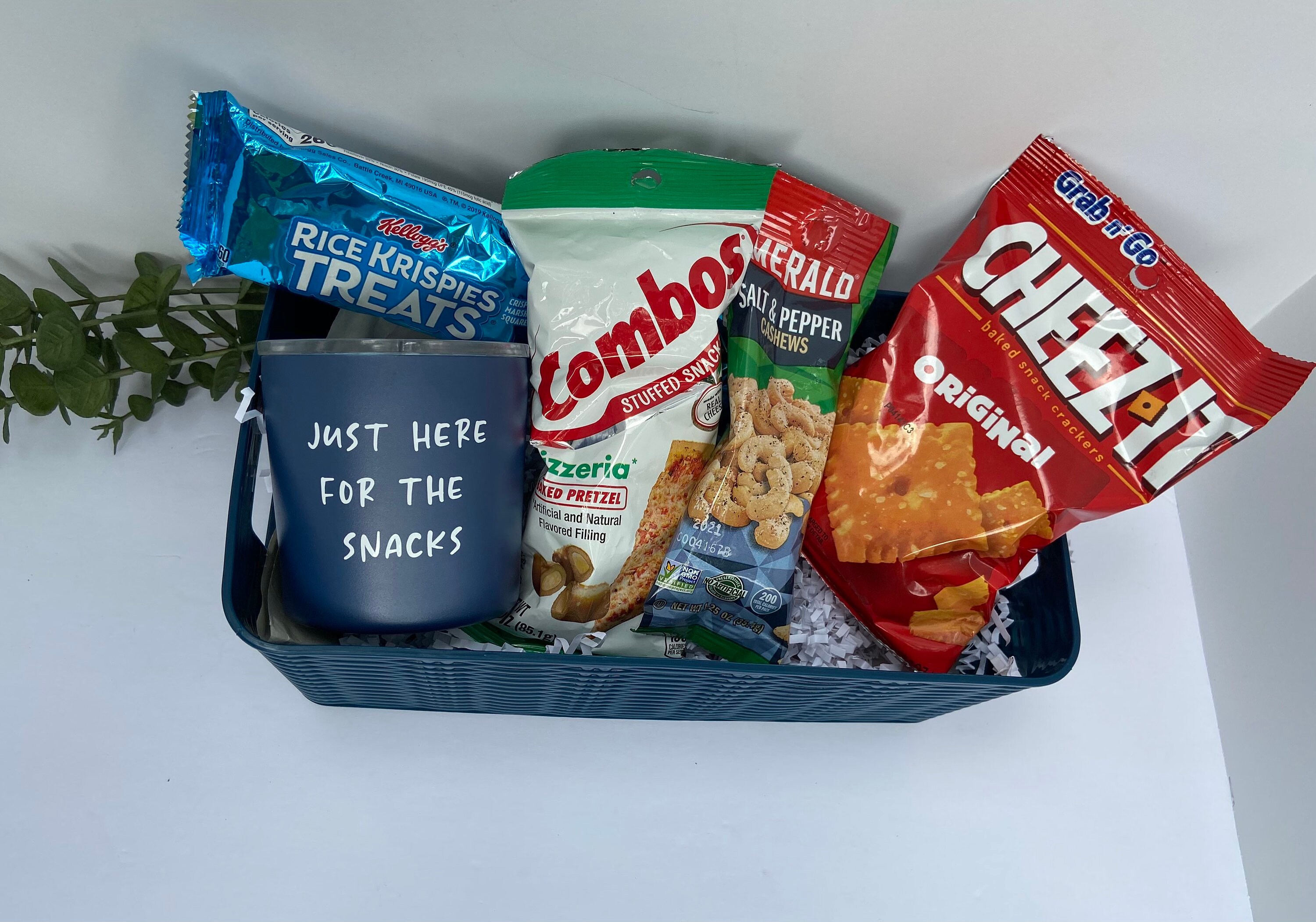 Snack Gift Basket Gift for Him Snack Lover Gift with Cup Etsy