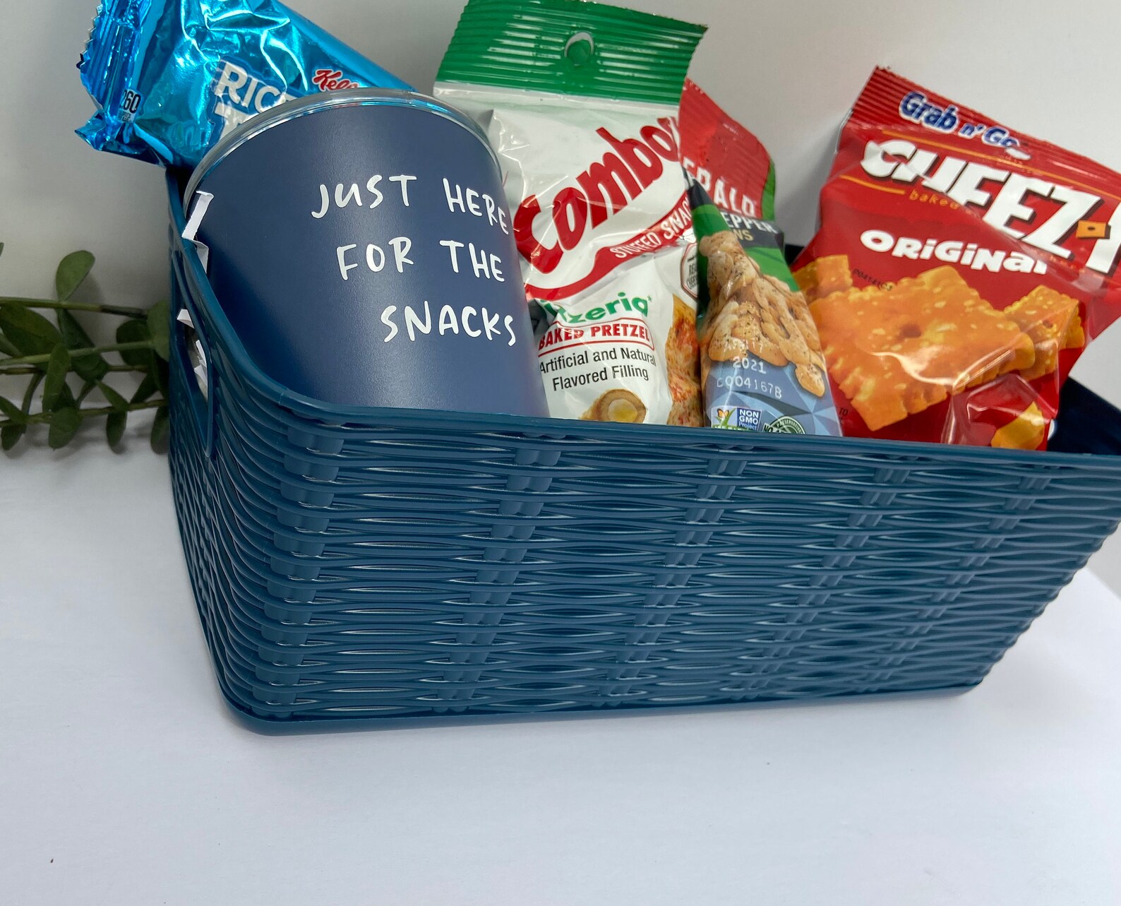 Snack Gift Basket Gift for Him Snack Lover Gift with Cup Etsy