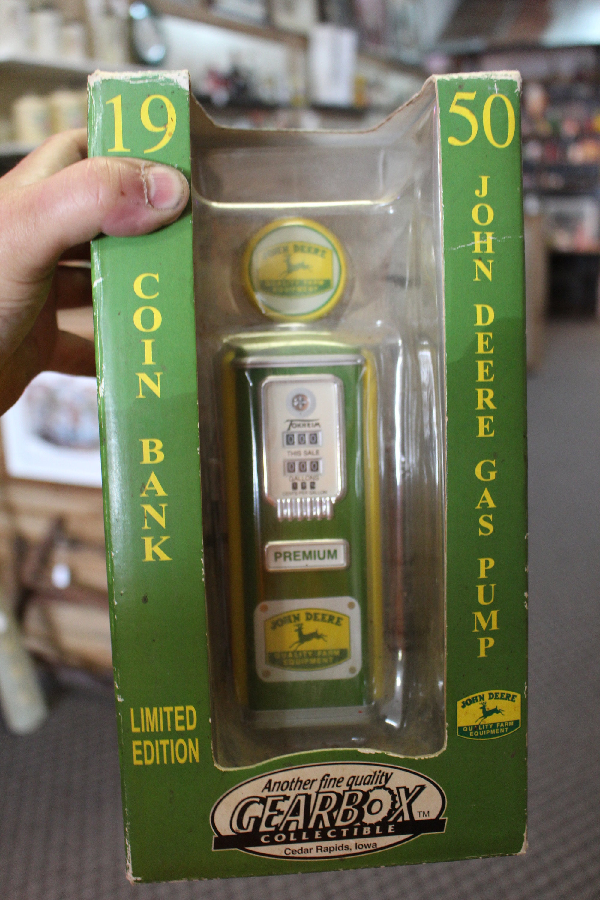 John Deere Collectible Gearbox LE 1950 Gas Pump Coinbox NIB Etsy