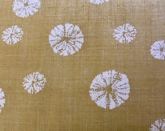 Morikiku sanddollar gold dobby cotton fabric made in Japan