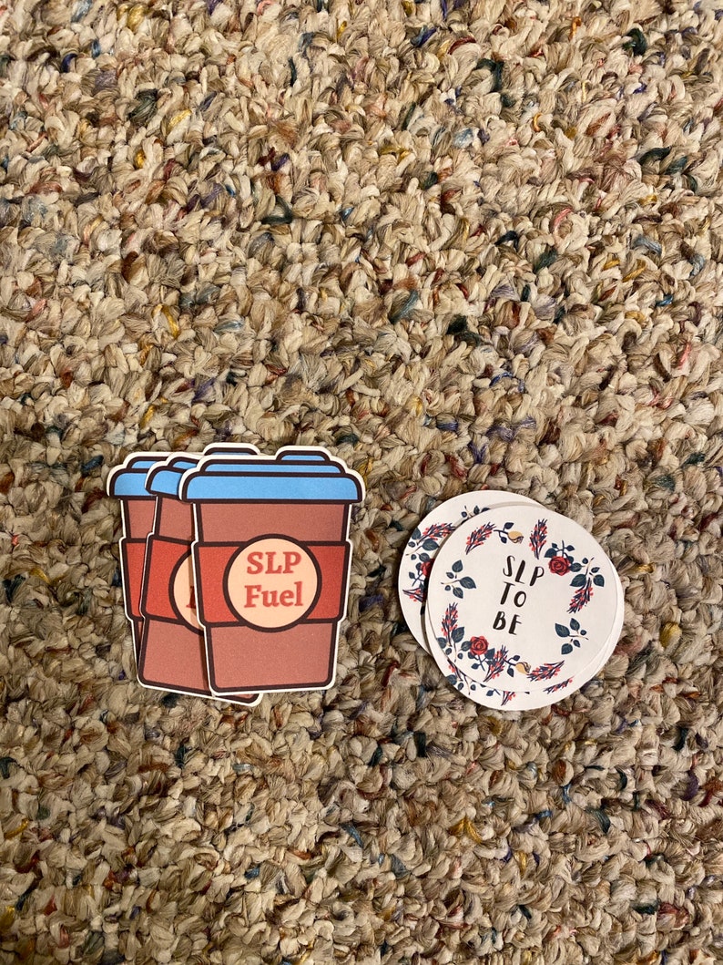 Perfect for laptop or notebooks Speech Pathologist Stickers SLP