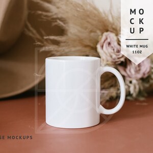 MOCKUP | White Mug, 11oz | Diverse Mockups, Blank Mug Mockup, Mug in Hands with Black Woman Model