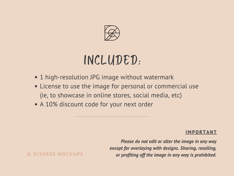 Pode incluir: Uma ilustra&ccedil;&atilde;o digital de um design geom&eacute;trico com o texto "INCLUDED:" e uma lista de itens inclu&iacute;dos na compra de um produto digital: uma imagem JPG de alta resolu&ccedil;&atilde;o sem marca d'&aacute;gua, uma licen&ccedil;a para usar a imagem para uso pessoal ou comercial, e um c&oacute;digo de desconto de 10% para seu pr&oacute;ximo pedido. O texto "IMPORTANT" tamb&eacute;m est&aacute; inclu&iacute;do com uma mensagem sobre n&atilde;o editar ou alterar a imagem de forma alguma, exceto para sobrepor com designs. Compartilhar, revender ou lucrar com a imagem de qualquer forma &eacute; proibido.