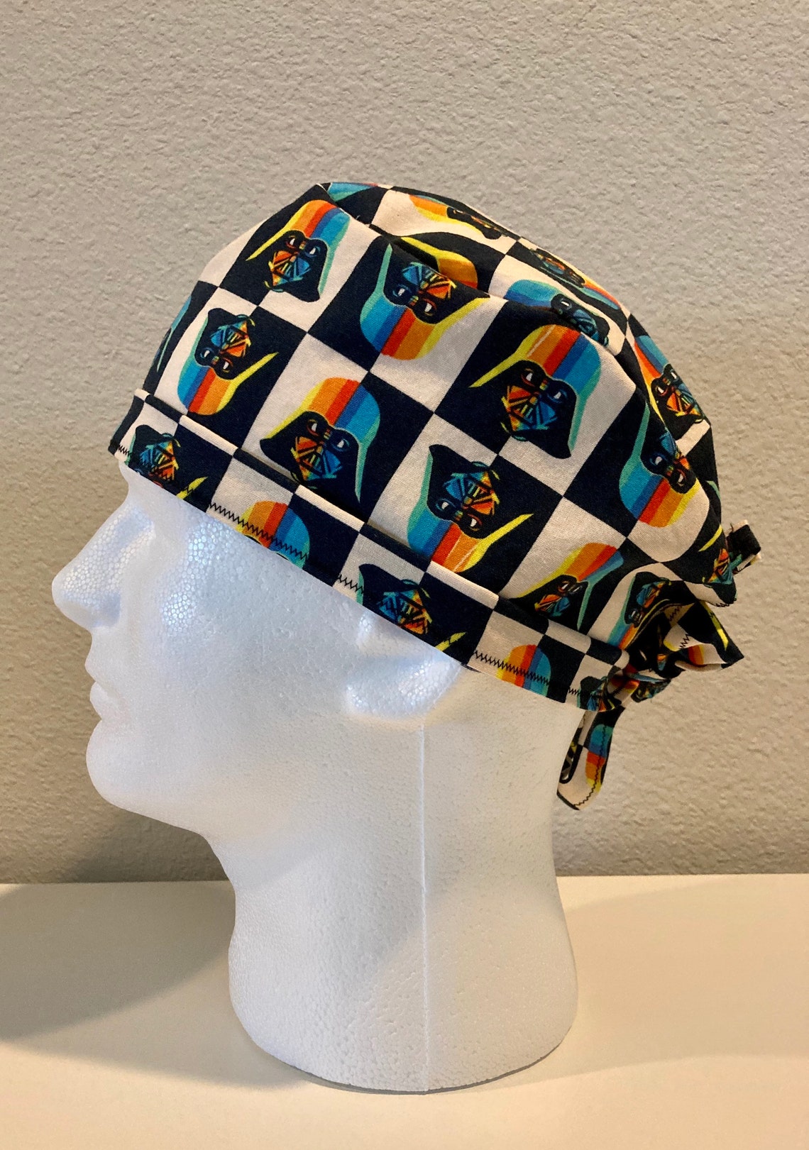 Star Wars Darth Vader Scrub Cap male or Female Pattern Etsy