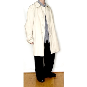 Vintage MINIMAL Trench Coat / Size L