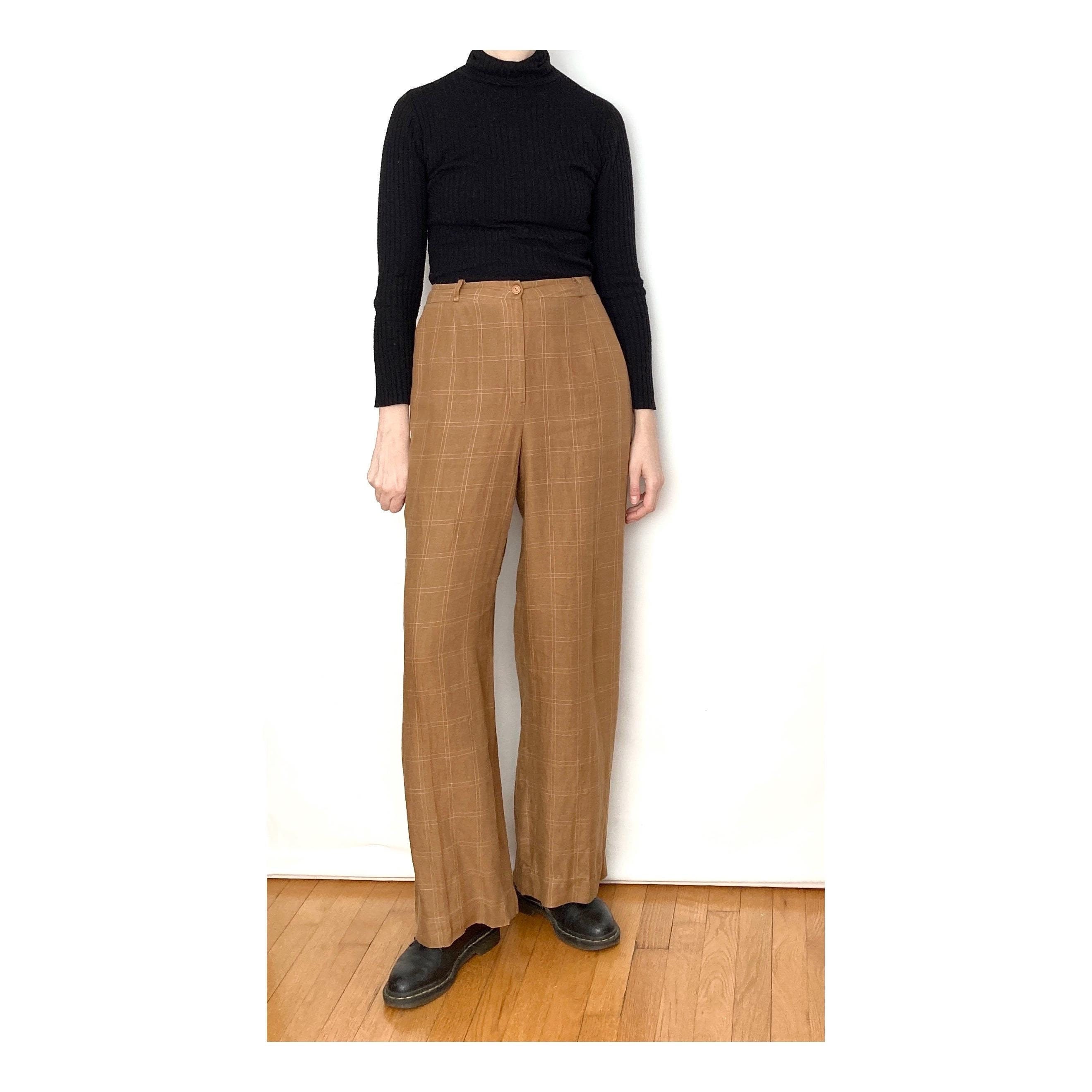 Vintage Linen Pants - Etsy Canada