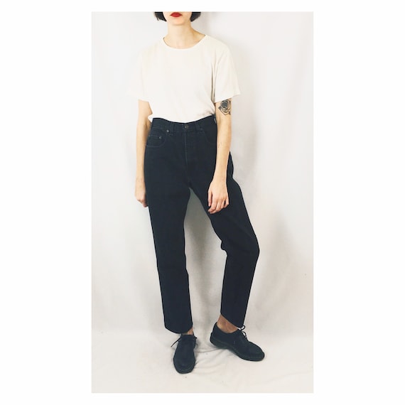 Unisex Faded Black Gap Jeans / Size 33”