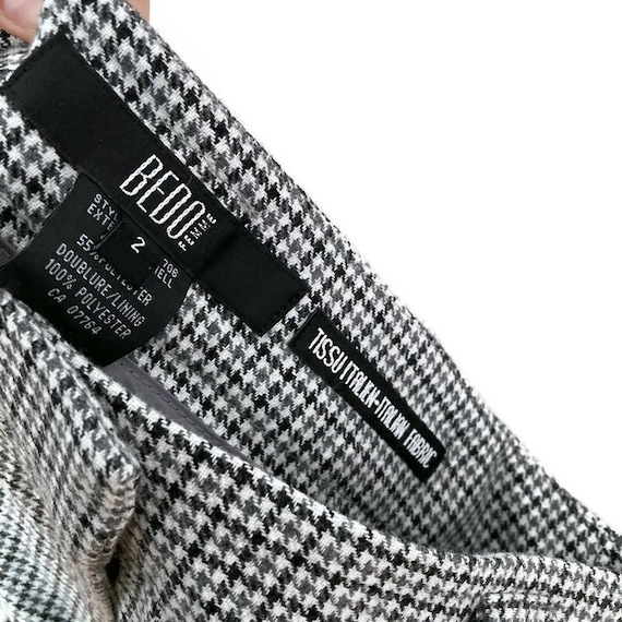 Vintage WOOL Blend Houndstooth Pants / Size XS / Size 2 Vintage WOOL Blend Houndstooth Pants / Size XS / Size 2