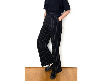 Vintage Low Rise Pinstripe Pants Size Medium 31