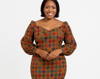 Long Fitted Gown , Ankara Fitted Dress , African Women Clothing, Women  Fashion Dresses, Black Women Fashion Dress , Ankara Gown for Women - Etsy