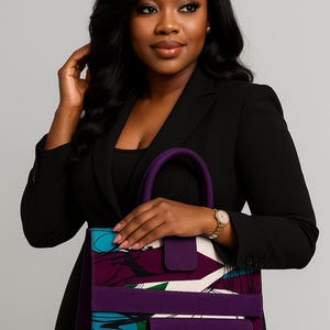 Handcrafted Bag | African print bag for women| Ankara Bag| Gifs For Her| Handmade Ankara Bag| Stylish bag for women | Ankara bag with Purse