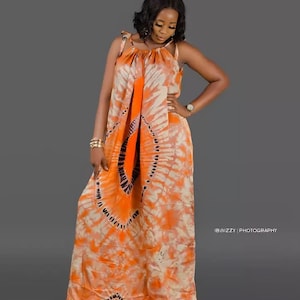 Adire Gown | Summer Dress Maxi | Adire Party Long Gown| Women African Adire| Adire gown styles| Adire kaftan styles| Adire styles for ladies