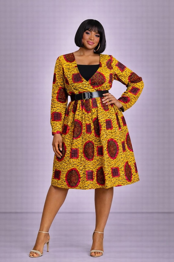 African print Dress|Ankara Dress| African Clothing for Women| Gifts for her| Ankara Dress| Ankara Fashion| African fashion Dress | Ankara