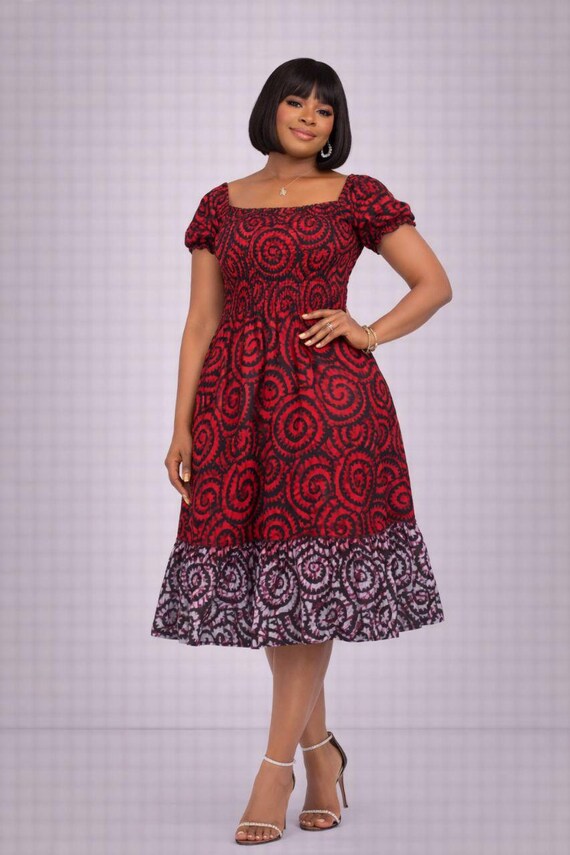 off the shoulder dashiki dress Women African Dashiki Off Shoulder Short Dress with Belt Set  African-Stars