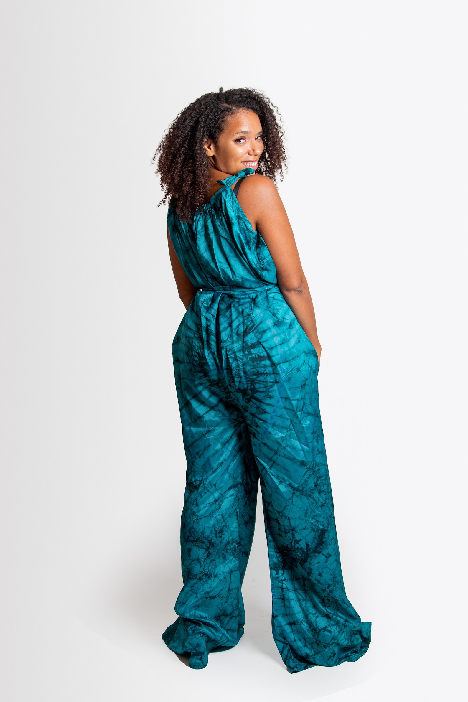 The Adire crepe jumpsuit