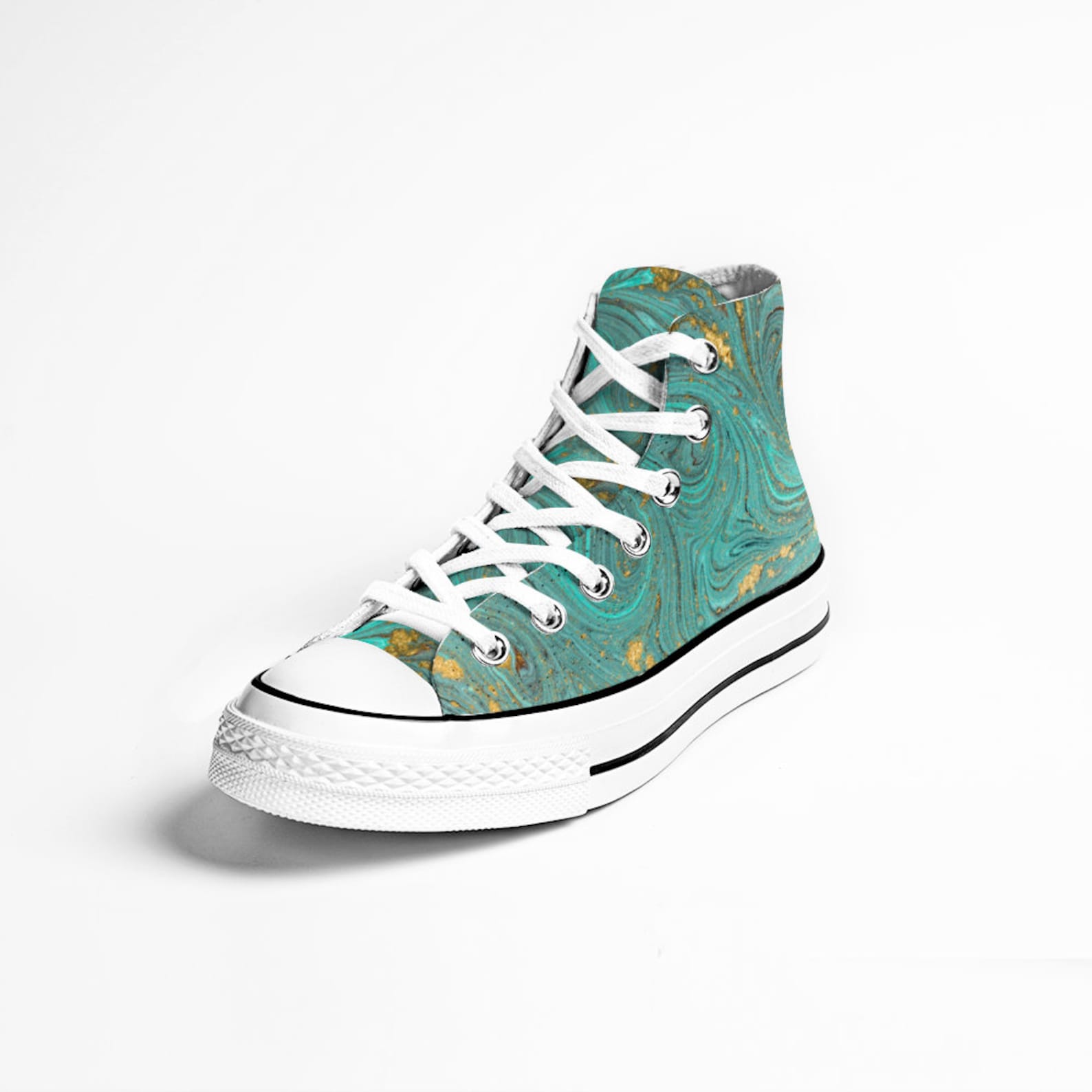 turquoise trainer laces