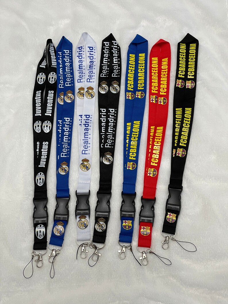 International Football Club Lanyard Etsy