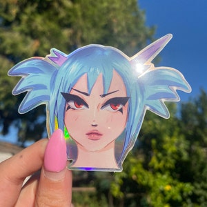 Naomi | Holo Vinyl Sticker