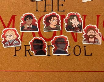 The Magnus Protocol crew stickers (7pc)