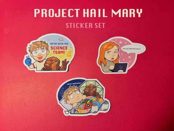 Project Hail Mary Meme Stickers