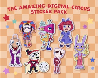 The Amazing Digital Circus Sticker Pack
