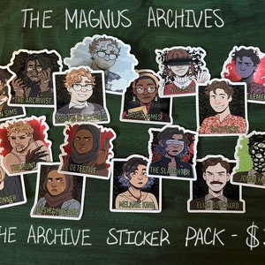 The Magnus Archives Sticker Pack