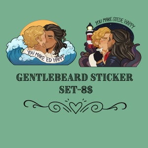 Gentlebeard Sticker Set