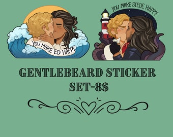 Gentlebeard Sticker Set