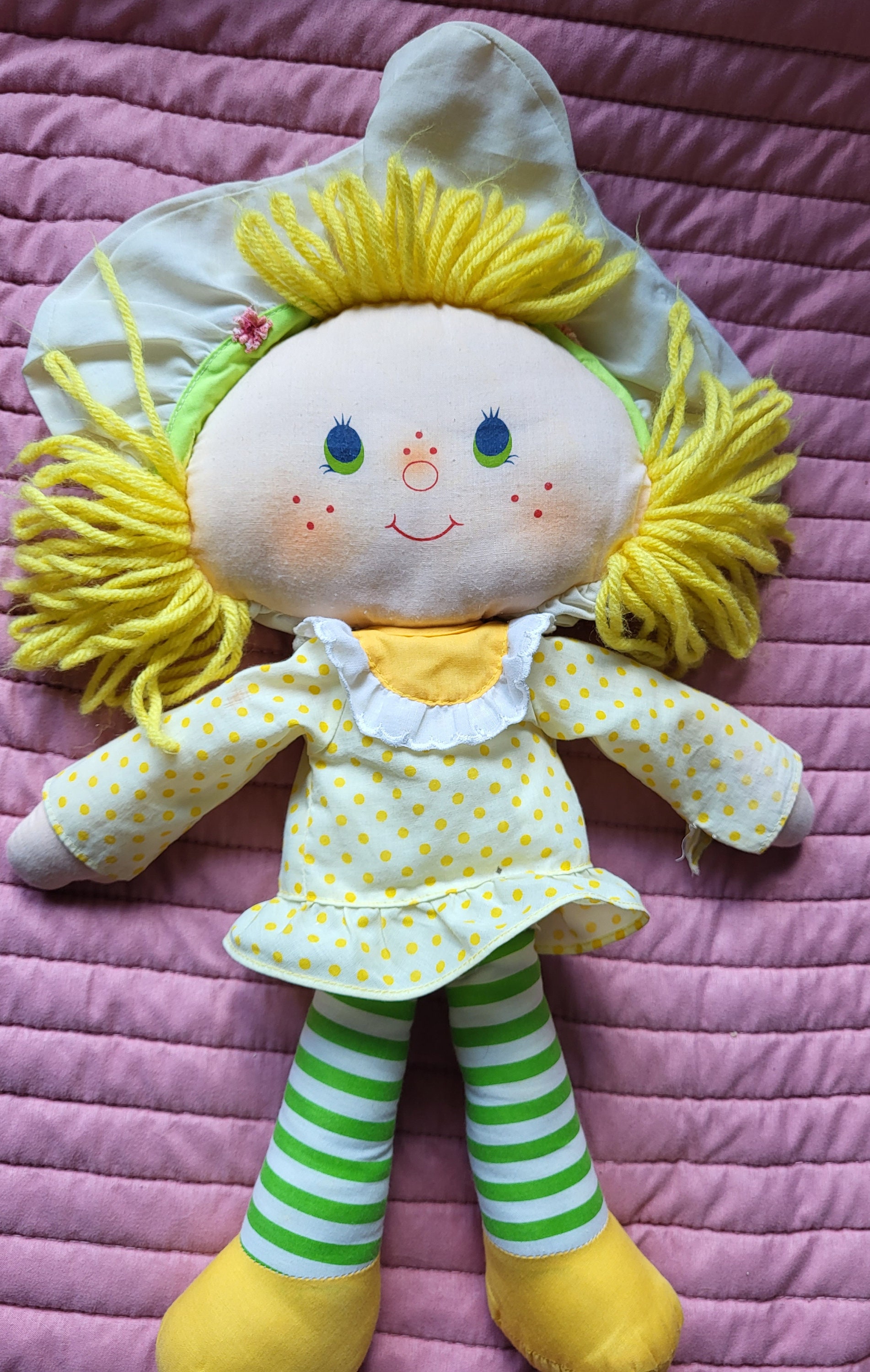 Vintage Strawberry Shortcake Doll Plush 15