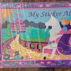 Rare Vintage 90s NIP Sandylion Sticker Album